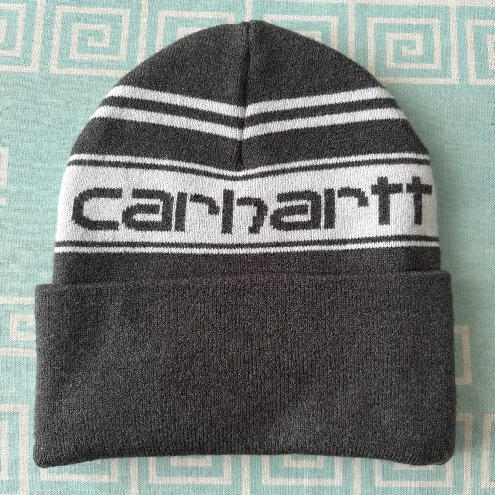 Carhartt Ribbed Cuff Knit Beanie OS Smaller Fitting Streetwear